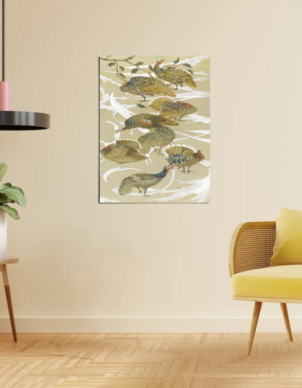 Vintage Turkey Illustration Art Print – Classic Bird Wall Poster